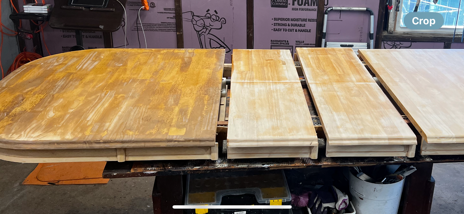 3-leaf table restoration